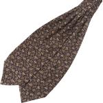 Cravatte ascot multicolore di seta paisley per Uomo 