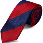 Cravatte slim eleganti multicolore di seta a righe per Uomo Trendhim 