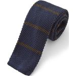 Cravatte eleganti blu navy in maglia per Uomo 