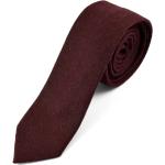 Cravatte artigianali classiche viola di lana per Uomo 