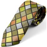 Cravatte artigianali eleganti multicolore a quadri per Uomo 