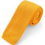 Cravatte gialle per l'estate in maglia per Uomo 