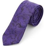 Accessori moda eleganti viola scuro paisley per Uomo 