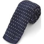 Cravatte blu in maglia per Uomo 