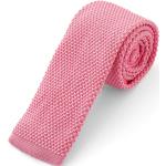 Cravatte rosa in maglia per Uomo 