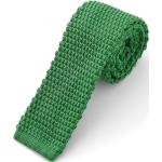 Cravatte verde lime in maglia per Uomo 