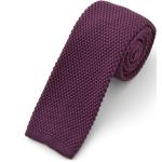 Cravatte viola in maglia per Uomo 