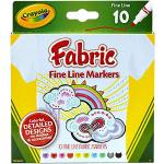 Crayola Fabric Markers-10/Pkg
