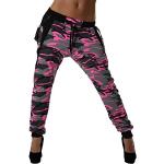 Pantaloni militari rosa M mimetici da jogging per Donna Crazy Age 