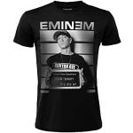 Crazy for Rock T-Shirt Eminem. Maglietta Rapper Marshall Bruce Mathers III. Maglia Ufficiale Hip Hop. Unisex. Adulto Ragazzo. (S)
