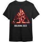 Createe Vasco Rossi t-Shirt - Maglietta Concerto Live 2023-100% Cotone (S, Nera)