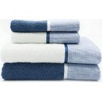 Asciugamani blu 60x110 di cotone lavabili in lavatrice da bagno 