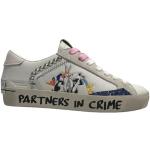 Sneakers larghezza E casual bianche numero 35 per Donna Crime 