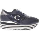 Sneakers larghezza E casual blu numero 38 platform per Donna Crime 