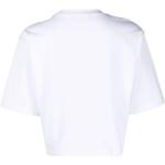Magliette & T-shirt scontate bianche L in jersey a girocollo mezza manica con scollo rotondo Sportmax 