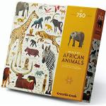 Crocodile Creek-750 PCS World of African Animals Puzzle, Multicolore, 76202
