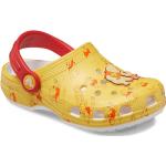Scarpe estive larghezza E classiche gialle numero 23 all over per bambini Crocs Classic Winnie the Pooh 