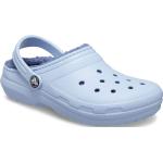 Pantofole imbottite larghezza E scontate blu numero 30 in poliestere per bambini Crocs Classic 