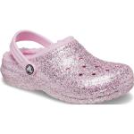 Scarpe estive larghezza E rosa numero 22 con glitter per bambina Crocs Classic 