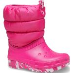 Stivali invernali larghezza E rosa numero 29 per bambini Crocs Classic 