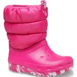 Stivali invernali larghezza E rosa numero 24 per bambino Crocs Classic 