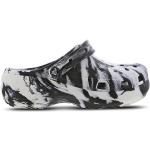 Sandali larghezza E casual neri numero 40 di gomma con punta rotonda con allacciatura elasticizzata con plateau per Donna Crocs Classic 