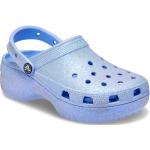 Scarpe estive larghezza E classiche blu numero 34 con glitter per Donna Crocs Classic 