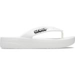 Sandali larghezza E eleganti bianchi numero 35 con plateau per Donna Crocs Classic 
