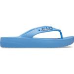 Sandali larghezza E eleganti blu numero 38,5 con plateau per Donna Crocs Classic 