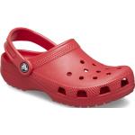 Scarpe estive larghezza E scontate rosse numero 22 per bambini Crocs Classic 