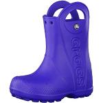 Stivali larghezza E scontati blu numero 25 di gomma da pioggia per bambini Crocs Handle it 