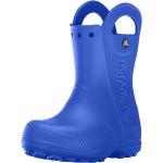 Stivali larghezza E scontati blu numero 22 di gomma da pioggia per bambini Crocs Handle it 