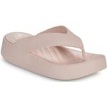 Sandali rosa numero 39 con tacco da 5 cm a 7 cm con plateau per Donna Crocs Flip 