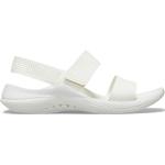 Sandali larghezza E eleganti bianchi numero 35 con cinturino per Donna Crocs LiteRide 