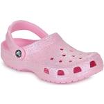 Calzature scontate rosa numero 35 con glitter per bambini Crocs Classic 