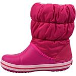 Scarpe sportive larghezza E casual rosa numero 35 di cotone con tacco fino a 3 cm per l'inverno per bambini Crocs 