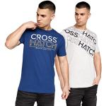 Crosshatch T-Shirt, Alstan/Mary-Grey Marl, XL Uomo