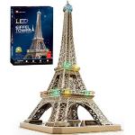 Puzzle 3D a tema Torre Eiffel Torre Eiffel per bambini Cubicfun 