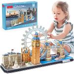 Puzzle 3D a tema London Eye Big Ben per bambini per età 7-9 anni Cubicfun 