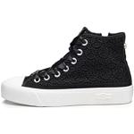 Sneakers larghezza E casual nere numero 40 con stringhe con tacco da 3 cm a 5 cm per Donna Cult Placebo 