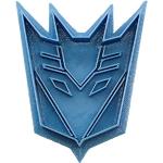 Cuticuter Transformers Decepticon di Biscotti, Blu, 8 x 7 x 1.5 cm