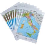 CWR Cartina geografica Italia fisica e politica, f