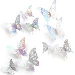 Adesivi murali trasparenti a tema farfalla con farfalle 