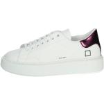 Sneakers larghezza E casual bianche numero 38 di cotone per Donna D.A.T.E. 
