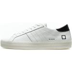 D.A.T.E. Sneaker Uomo Hill Low Vintage White Black HL-VC-WB Bianco/Nero, 42