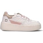 Sneakers larghezza E scontate rosa numero 40 con tacco da 5 cm a 7 cm platform per Donna D.A.T.E. 