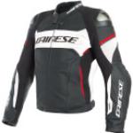 DAINESE DAINESE - Giacca Racing 3 D-Air Nero / Bianco / Lava-Rosso 50