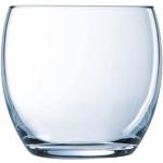 Bicchieri trasparenti di vetro a prova di microonde da acqua Luminarc 