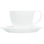 Dajar 04998 Servizi da tè/caffè Carine Luminarc con 6 pezzi, 220 ml, Vetro, Bianco
