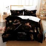 Damon Salvatore - Set di biancheria da letto con motivo "The Vampire Diaries", 3 pezzi, con stampa 3D di Ian Somerhalder, 6,135 x 200 cm